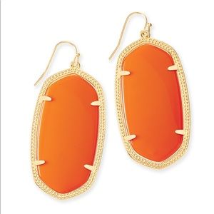 Kendra Scott Danielle Earrings in Orange
